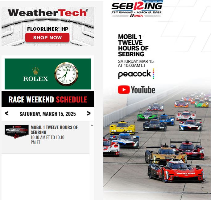 12 ore di Sebring 2025